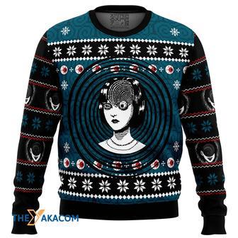 Uzumaki Junji Ito Gift For Fan Anime Christmas Ugly Sweater | Favorety DE