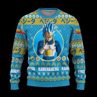 Vegeta Anime Ugly Christmas Sweatshirt Dragon Ball Z Xmas Gift | Favorety AU