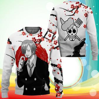 Vinsmoke Sanji Sweatshirt Japan Style One Piece Anime Printed Sweater | Favorety CA