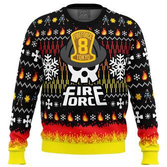 We Didn't Start the Fire this Christmas Fire Force Ugly Christmas Sweater | Favorety DE