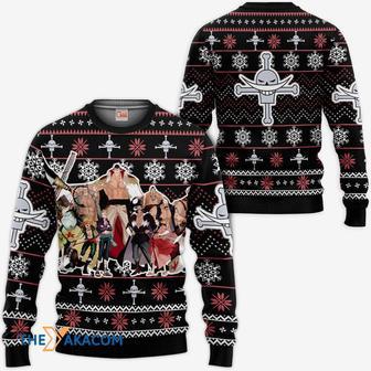 Whitebeard Pirates Anime One Piece Custom Gift For Fan Anime Christmas Ugly Sweater | Favorety DE