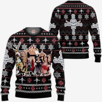 Whitebeard Pirates Ugly Christmas Sweater Custom Anime One Piece Xmas Gifts | Favorety UK