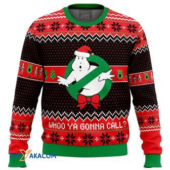 Who you gonna call Ghostbusters Gift For Fan Anime Christmas Ugly Sweater | Favorety