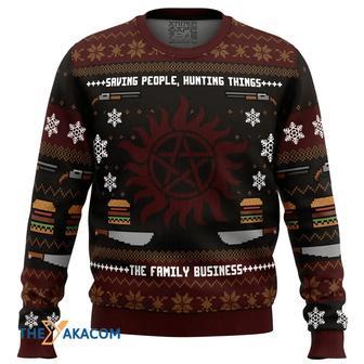 Winchester Christmas Supernatural Custom Gift For Fan Anime Christmas Ugly Sweater | Favorety CA