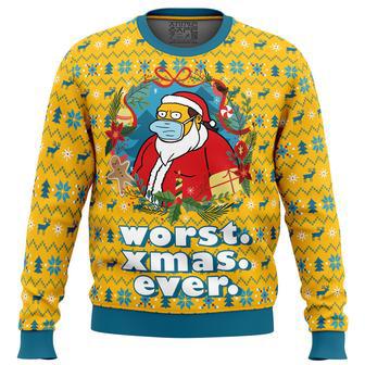 Worst Christmas Ever Simpsons Ugly Christmas Sweater | Favorety UK