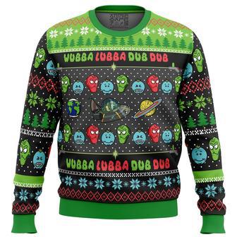 Wubba Lubba Rick and Morty Ugly Christmas Sweater | Favorety CA