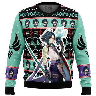 Xiao Genshin Impact Ugly Christmas Sweater | Favorety UK