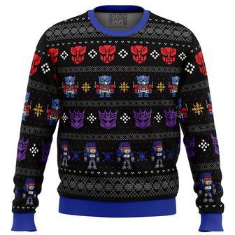 Xmas in Disguise Transformers Ugly Christmas Sweater | Favorety DE