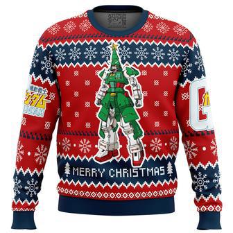 Xmas Tree Gundam Ugly Christmas Sweater | Favorety