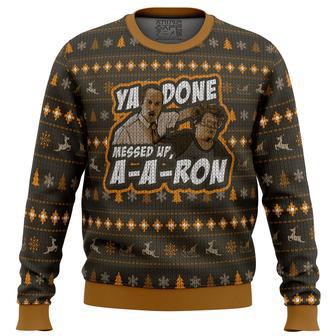 Ya Done Messed Up Aaron Key And Peele Ugly Christmas Sweater | Favorety