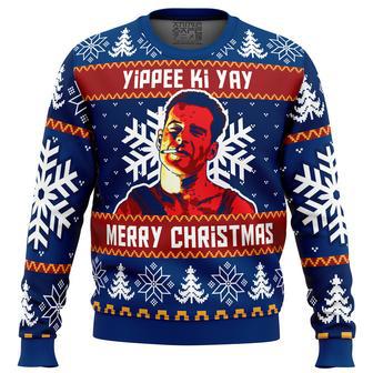 Yippee Ki Yay Die Hard Ugly Christmas Sweater | Favorety CA