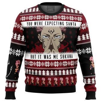 You Were Expecting Santa Sukuna Jujutsu Kaisen Ugly Christmas Sweater | Favorety UK