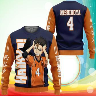 Yu Nishinoya Sweatshirt Anime Karasuno Haikyuu Sweater | Favorety DE