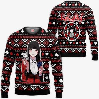 Yumeko Jabami Ugly Christmas Sweater Custom Anime Kakegurui Xmas Gifts | Favorety DE