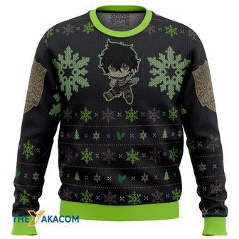 Yuno Black Clover Gift For Fan Anime Christmas Ugly Sweater | Favorety UK