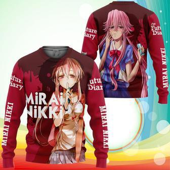 Yuno Gasai Future Diary Mirai Nikki Sweatshirt Anime Shirts | Favorety UK