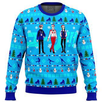 Yuri on Ice The Top Ice Skaters Ugly Christmas Sweater | Favorety CA