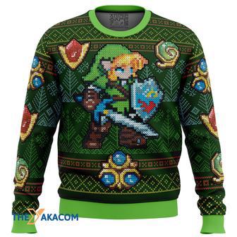 Zelda Link Green Gift For Fan Anime Christmas Ugly Sweater | Favorety AU