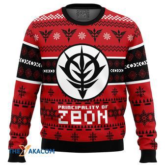 Zeon The Gundam Gift For Fan Anime Christmas Ugly Sweater | Favorety CA