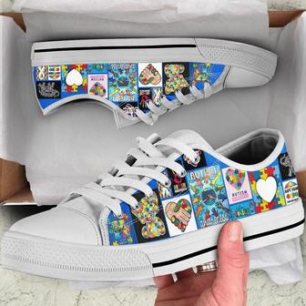 Autism Awareness Low Top Shoes - Monsterry AU