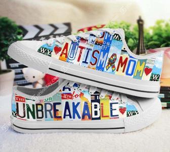 Autism Mom Unbreakable Low Top Shoes - Monsterry DE