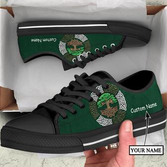 Irish St.Patrick Tree Of Life Low Top Shoes Custom Name - Monsterry AU