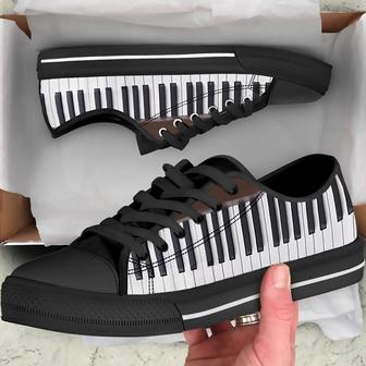 Piano Key Low Top Shoes - Monsterry CA