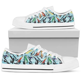 Windsurfing Low Top White Womens - Monsterry UK