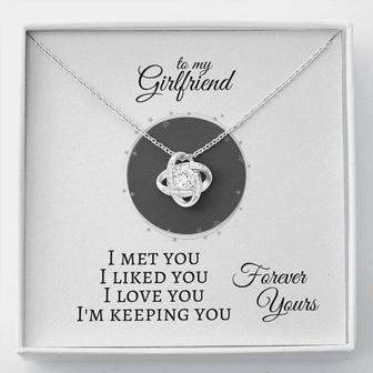Love Knot Necklace For Girlfriend - Thegiftio UK