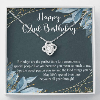 62Nd Birthday Gift Necklace, 62Nd Birthday Gifts For Women, Jewelry Gift For Her 62 Years Old, Love Knot Necklace Xx146lk45 - Thegiftio UK