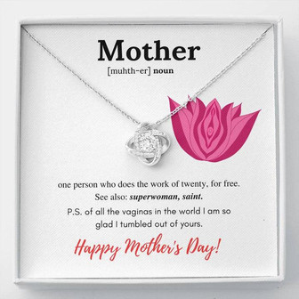 A Mother's Love Knot Necklace - Thegiftio UK