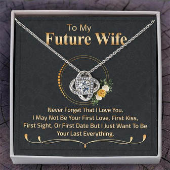 A Special Meaningful Luxury Gift For Future Wife - Love Knot Necklace - Thegiftio UK