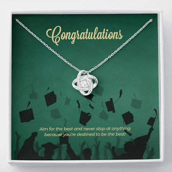 Aim For The Best - Love Knot Necklace - Thegiftio UK