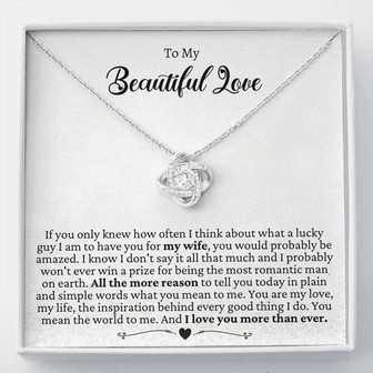 "All The More Reason" Love Knot Necklace - Thegiftio UK