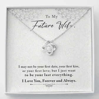 Gift To My Future Wife - Last Everything - Love Knot Necklace - Thegiftio UK