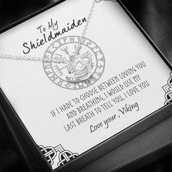 Love Knot Necklace To My Shieldmaiden Valentine Gift - Thegiftio UK