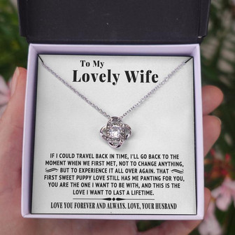 Sweet Puppy Love Knot Necklace - Thegiftio
