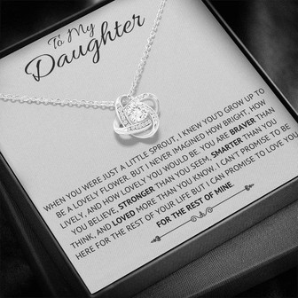 To My Daughter - Love Knot - Necklace - Thegiftio UK