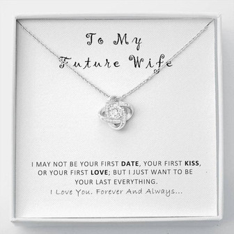 To My Future Wife Love Knot Necklace - Thegiftio UK