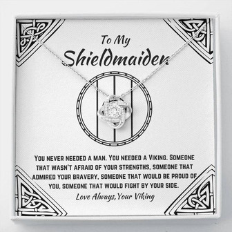  To My Sheildmaiden - From Your Viking - Love Knot Necklace - Thegiftio UK