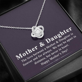To My Mom - Love Knot Necklace - Perfect Gift For Mothers Day - Thegiftio UK