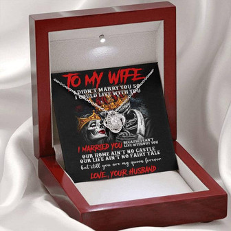 To My Wife Love Knot Necklace - Thegiftio UK