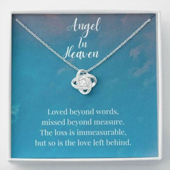 Angel In Heaven Necklace, Grief/Sympathy Gift, Miscarriage Gift, Encouragement Gift - Thegiftio UK