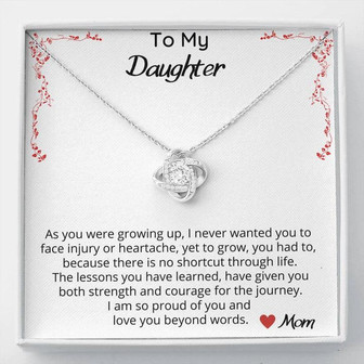 As You Were Growing Up - Love Knot Necklace - Thegiftio UK