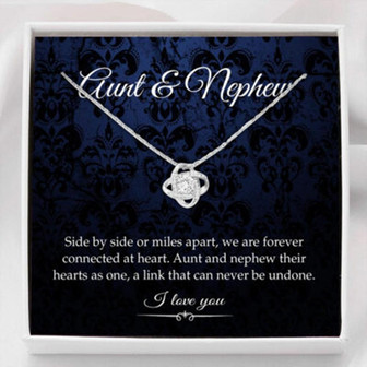 Aunt Necklace, Aunt & Nephew Necklace, Gift For Aunt From Nephew, Aunt Nephew - Thegiftio UK