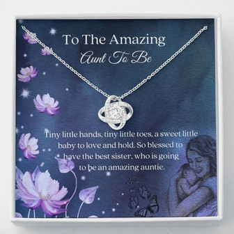 Aunt Necklace, Auntie To Be Gift , Aunt Reveal Necklace , Future Aunt Necklace , Promoted To Auntie , Best Aunt Ever - Thegiftio UK