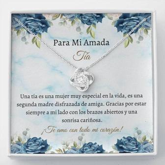 Aunt Necklace, Spanish Aunt Necklace , Tia Collar Regalo , Latina Auntie Gift , Mejor Tia - Thegiftio UK