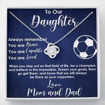 Be A Champion - Love Knot Necklace - Thegiftio UK