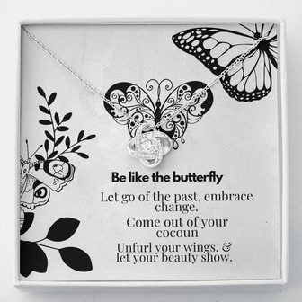 Be Like The Butterfly - Love Knot Necklace - Thegiftio