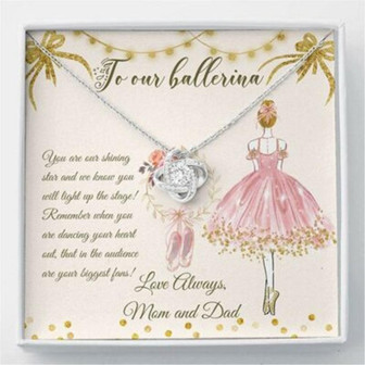 Beautiful Dancer Necklace Gift, Dance Recital Gift, Ballerina Gift - Thegiftio UK